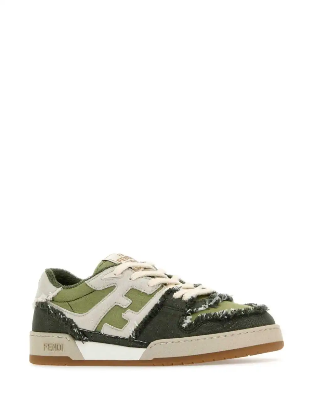 Affordable FENDI Fendi Match denim sneakers