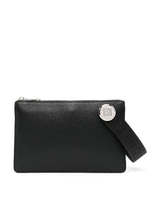 FENDI Roma leather clutch bag