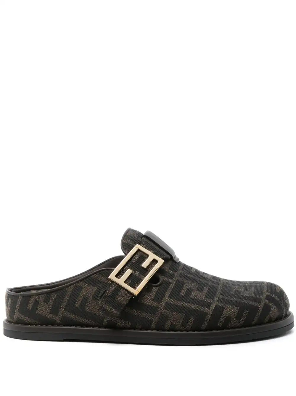 Cheap FENDI Feel FF-motif mules