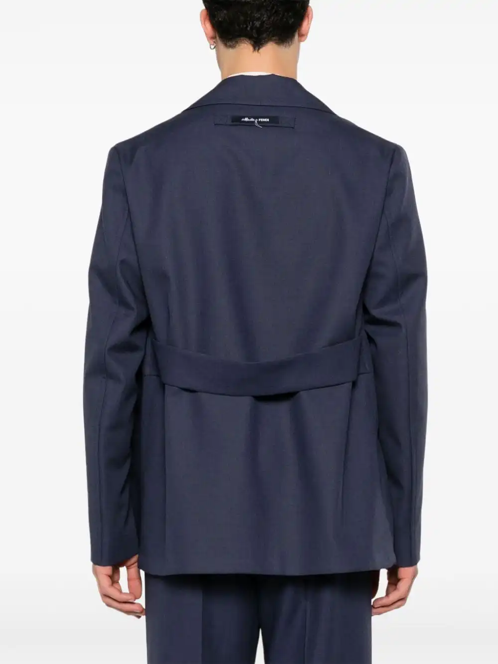 Cheap FENDI single-breasted wool blazer