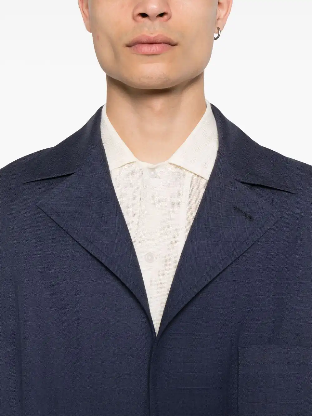 Cheap FENDI single-breasted wool blazer