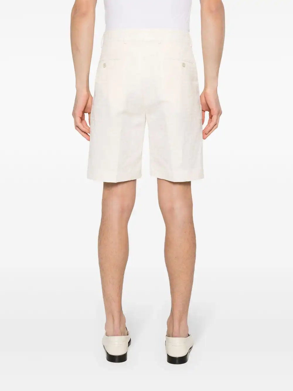 Cheap FENDI FF jacquard bermuda shorts