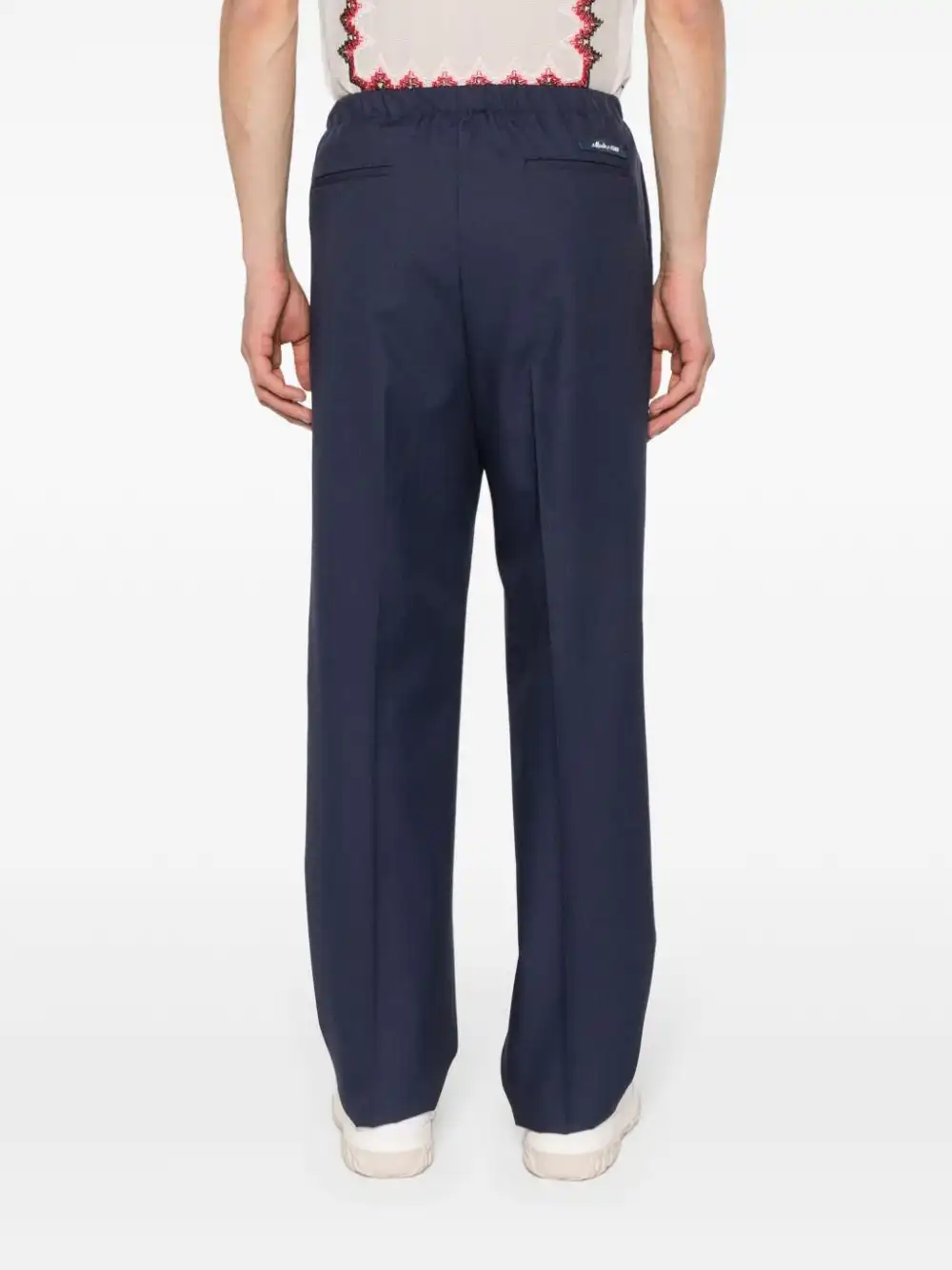 Cheap FENDI pleat-detailing wool trousers