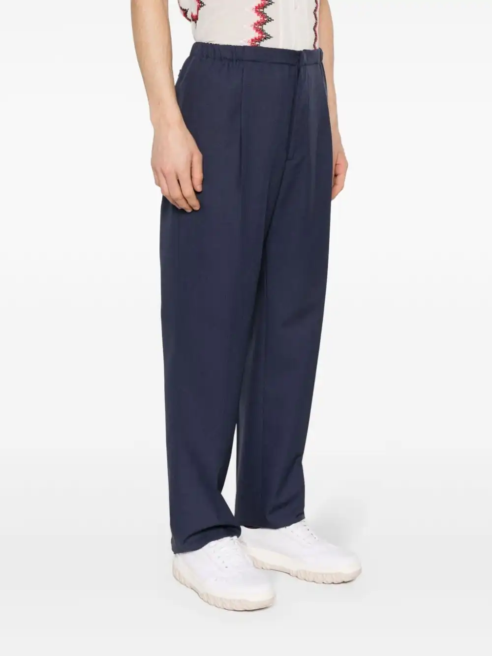 Cheap FENDI pleat-detailing wool trousers