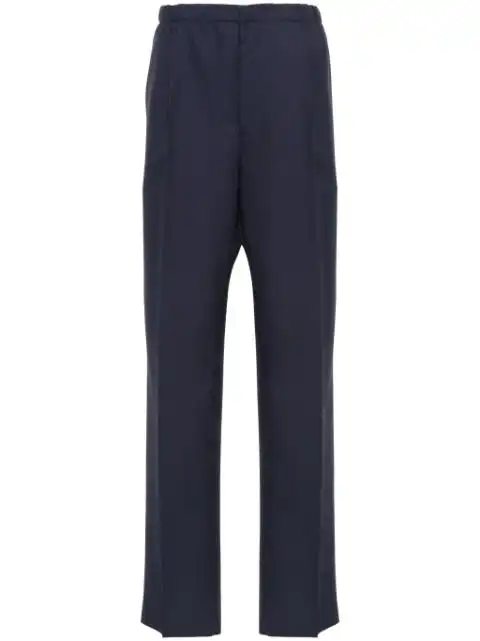 FENDI pleat-detailing wool trousers