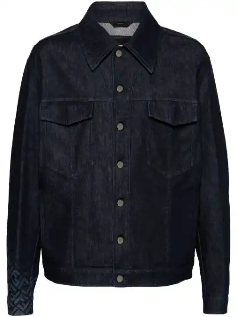 FENDI button-up denim shirt jacket