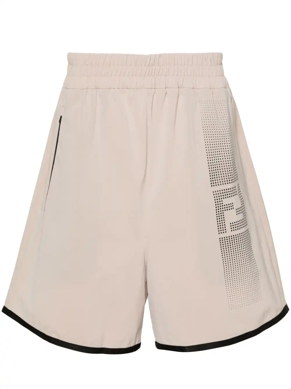 Affordable FENDI FF-print track shorts