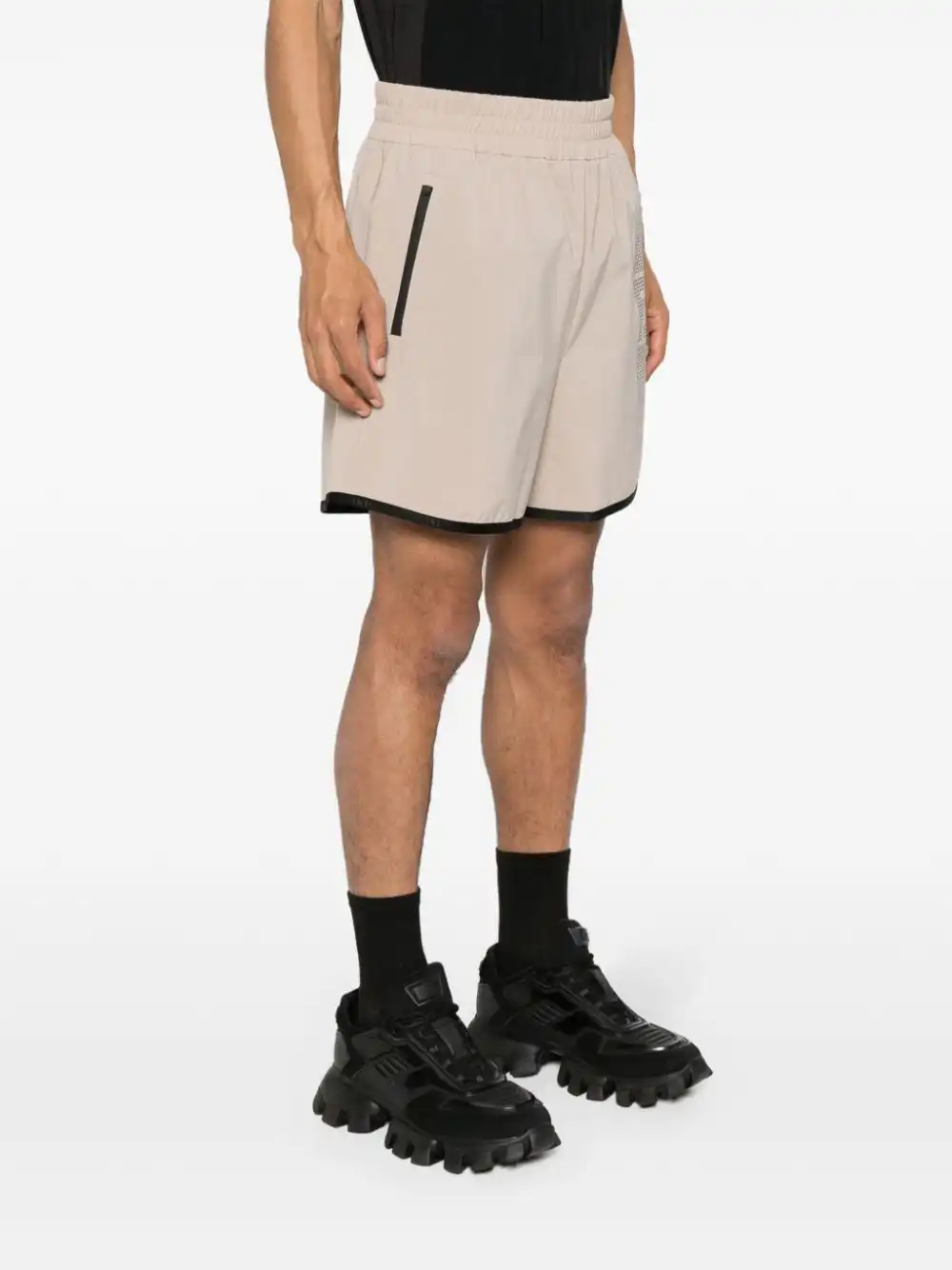 Affordable FENDI FF-print track shorts