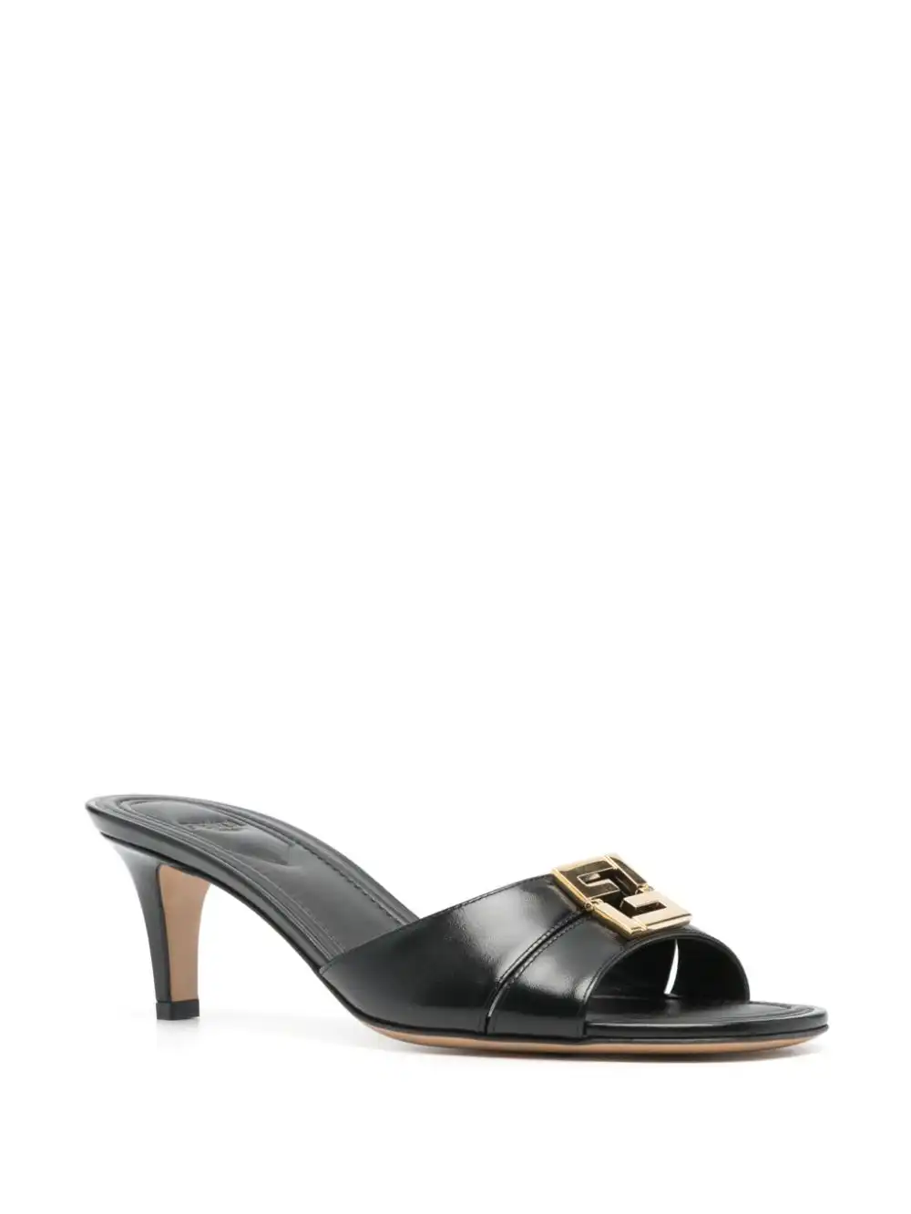 Affordable FENDI Ffold 55mm leather mules