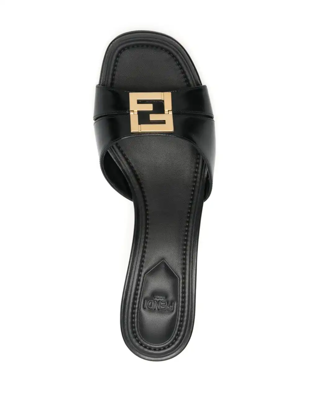 Affordable FENDI Ffold 55mm leather mules