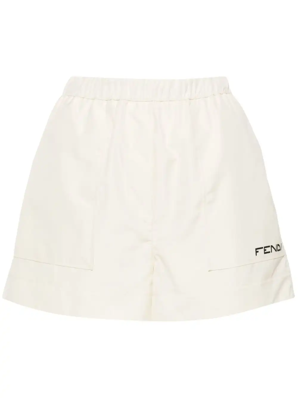 Affordable FENDI high-waist shell shorts