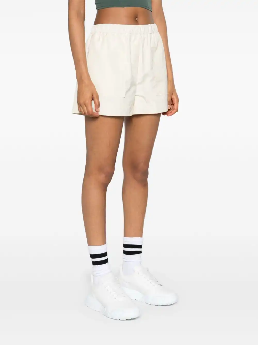 Affordable FENDI high-waist shell shorts