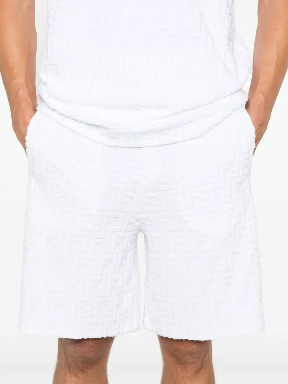 Affordable FENDI J. FF Sponge shorts