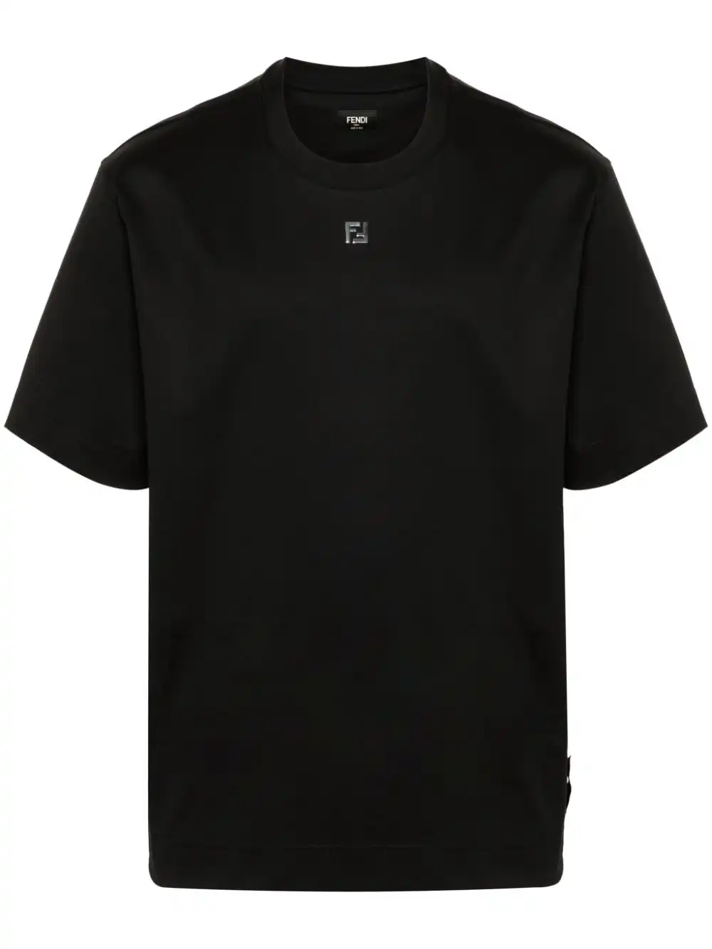 Affordable FENDI FF-plaque cotton T-shirt