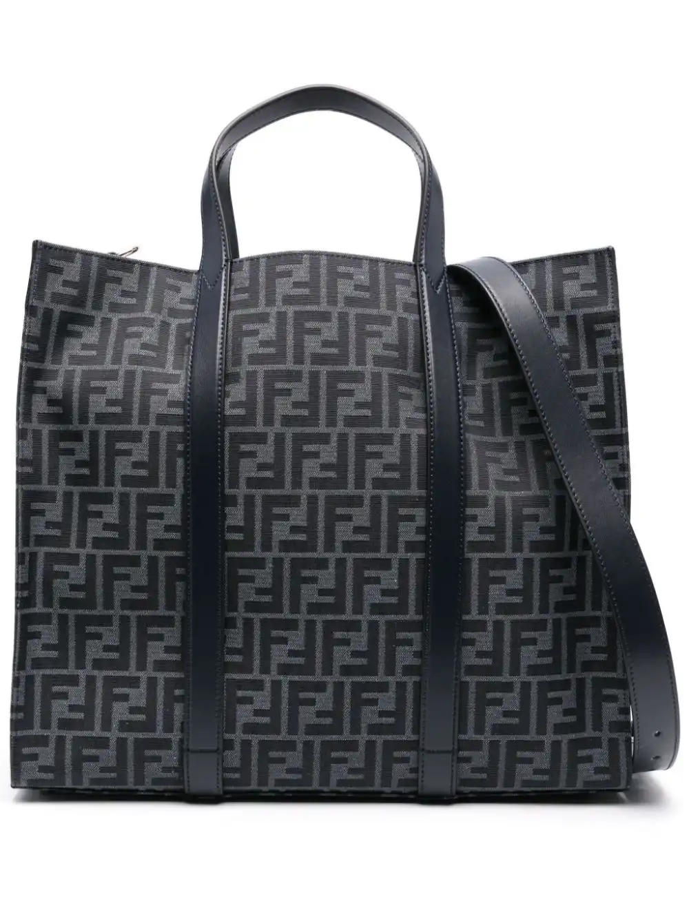 Affordable FENDI FF jacquard tote bag