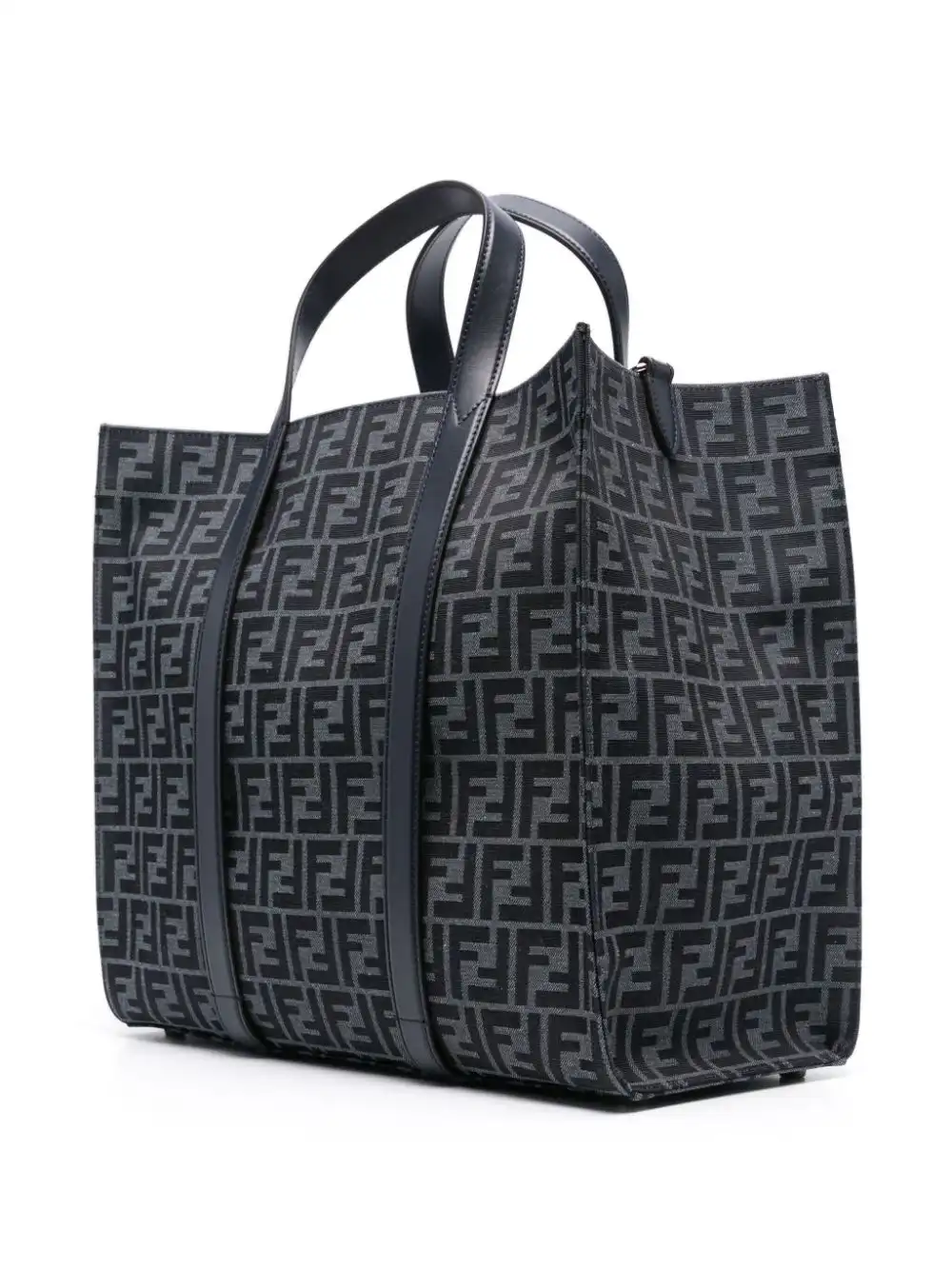 Affordable FENDI FF jacquard tote bag