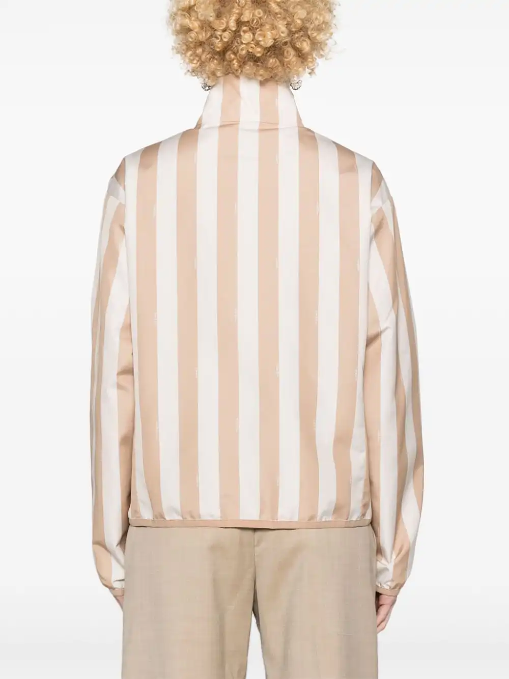 Affordable FENDI reversible striped jacket