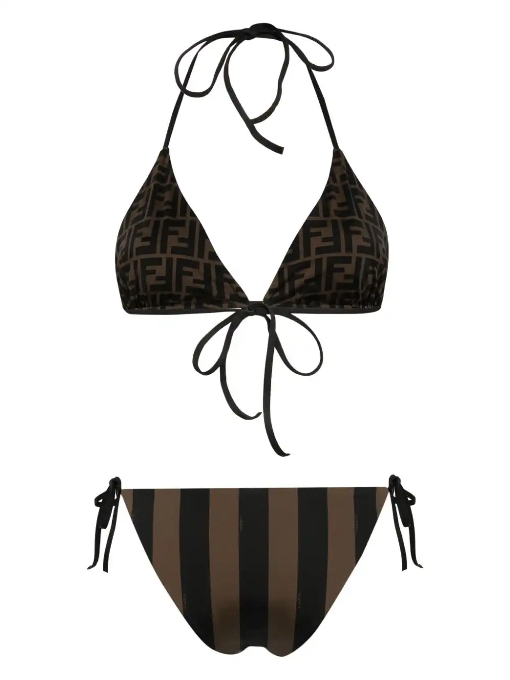 Cheap FENDI reversible triangle-cup bikini