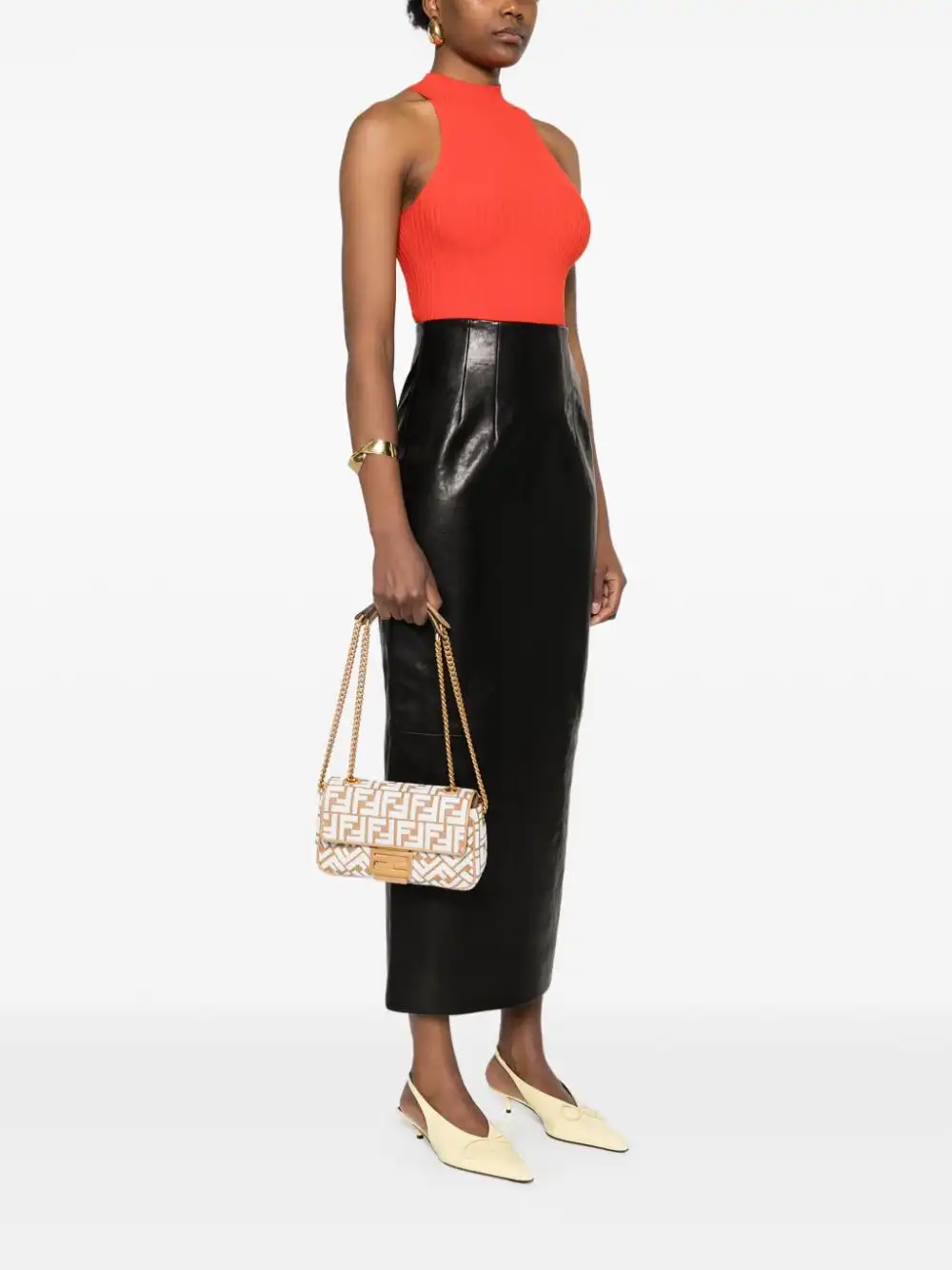 Cheap FENDI midi Baguette shoulder bag