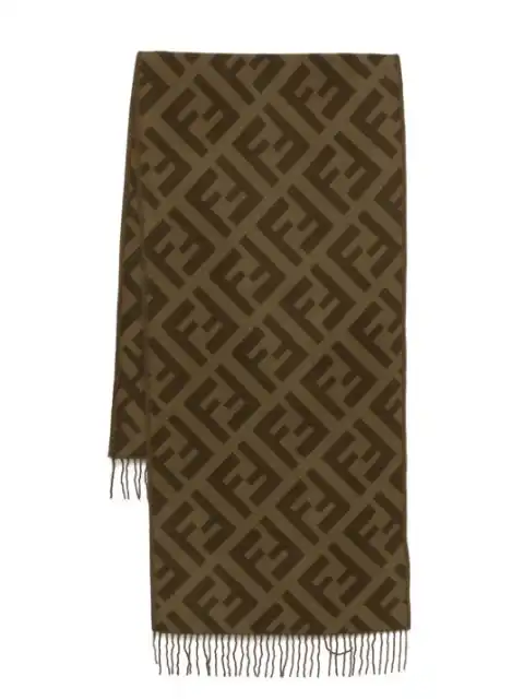 FENDI FF-jacquard scarf