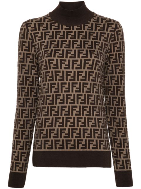 FENDI FF-jacquard sweater