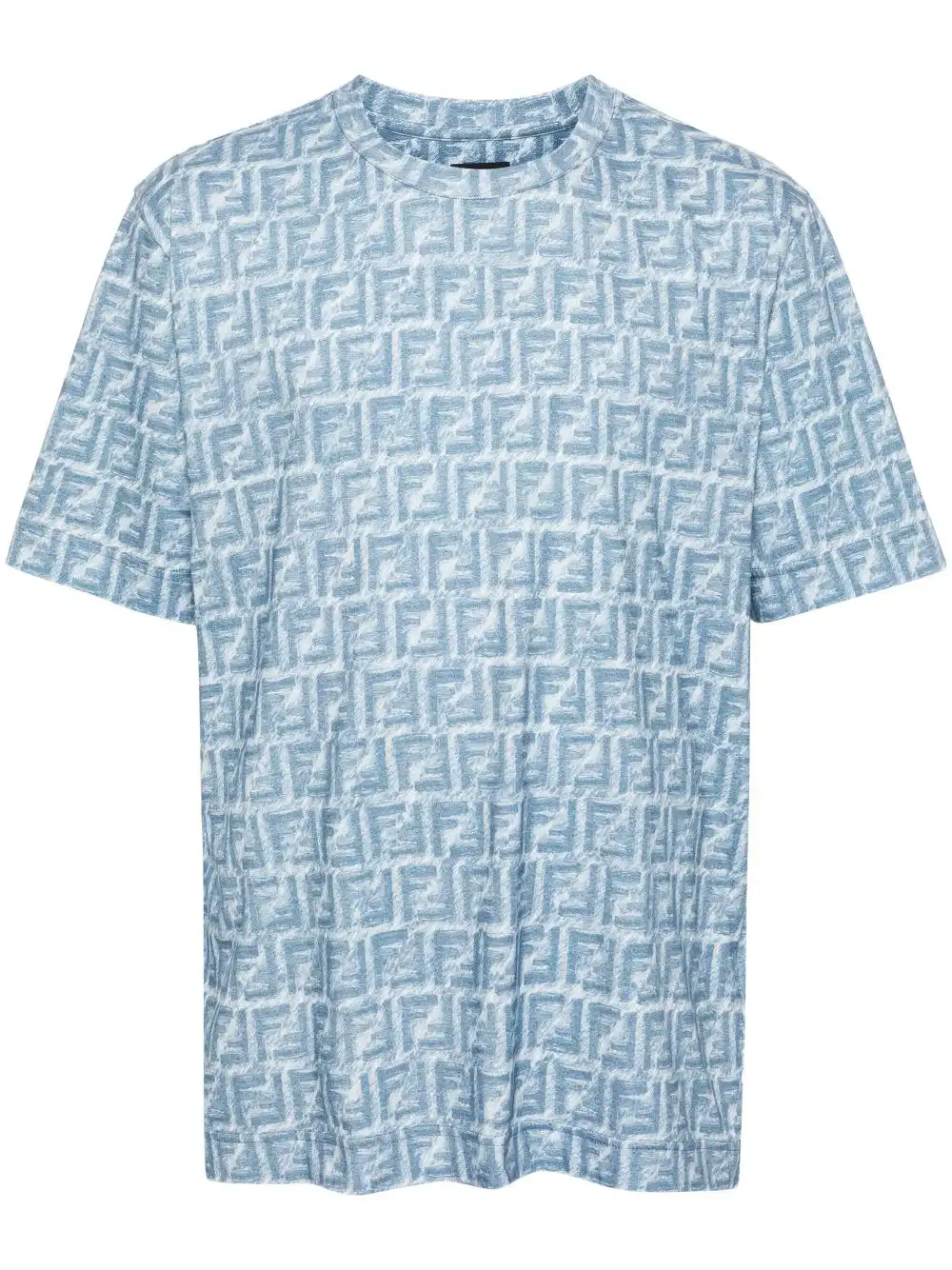 Affordable FENDI FF-print cotton T-shirt