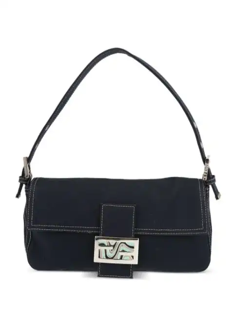 Fendi 2010 Baguette canvas shoulder bag