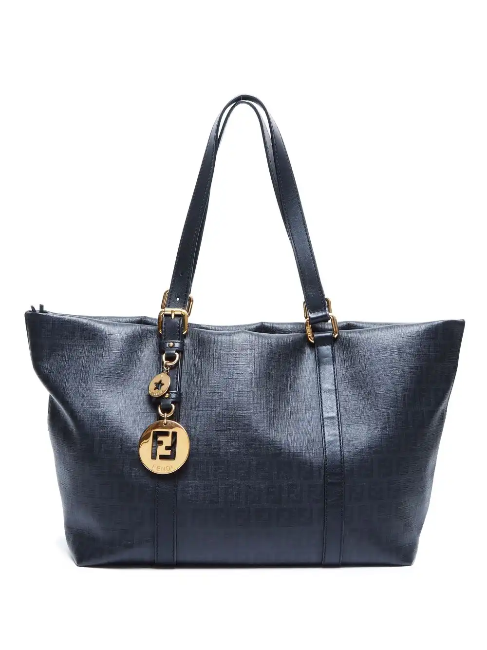 Affordable Fendi Zucchino canvas tote bag