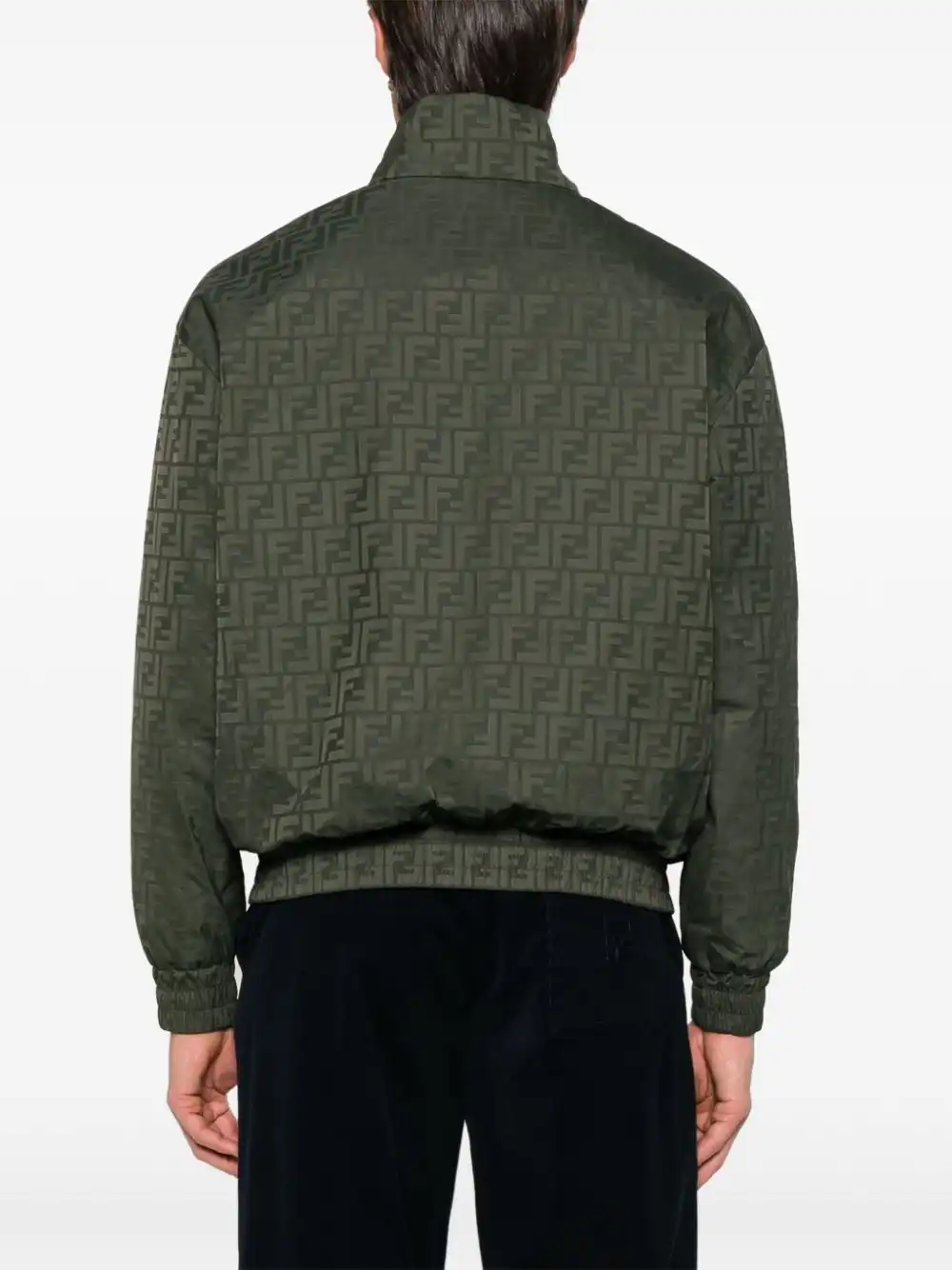 Cheap FENDI FF padded bomber jacket