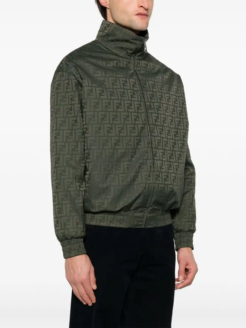 Cheap FENDI FF padded bomber jacket