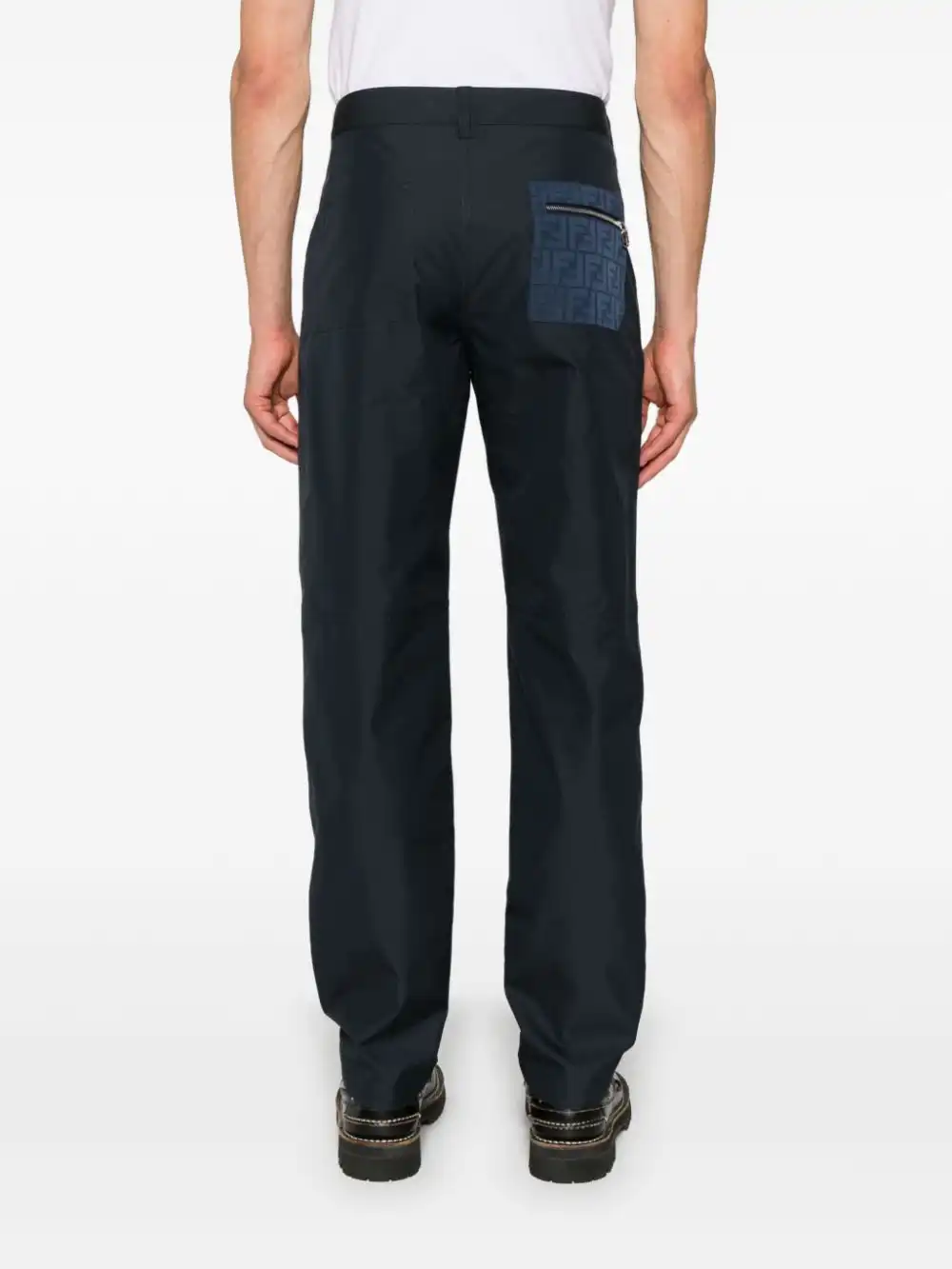 Cheap FENDI mid-rise tapered trousers