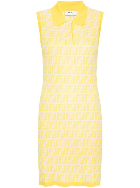 FENDI FF-motif polo dress