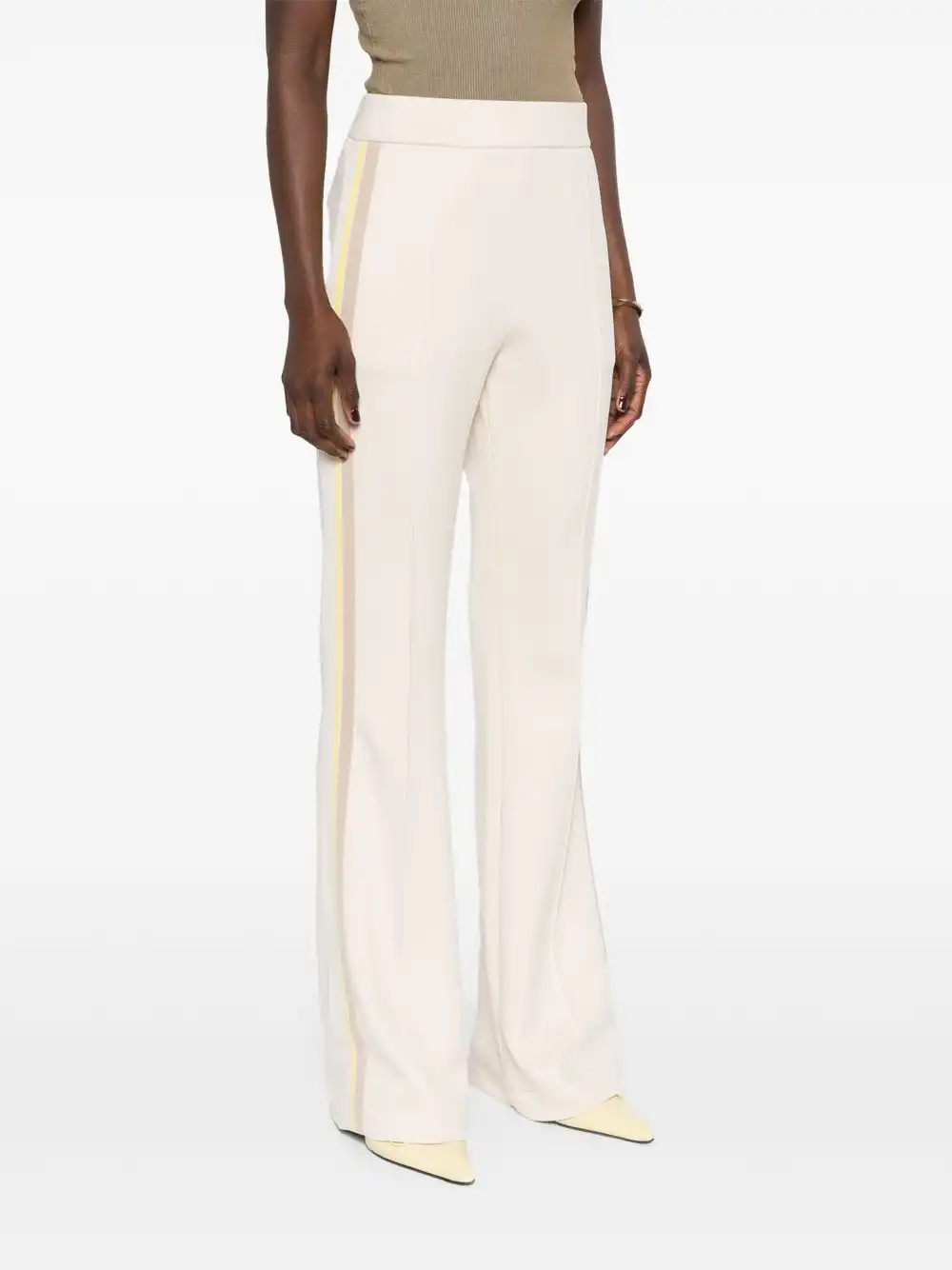 Cheap FENDI striped high-waist track trousers