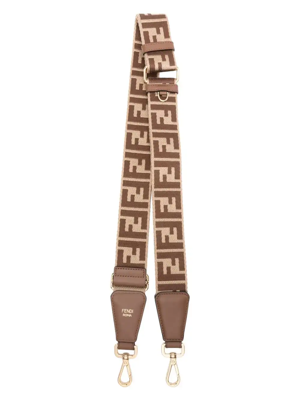 Cheap FENDI FF-jacquard canvas shoulder strap