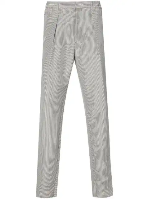 FENDI tapered-leg striped trousers