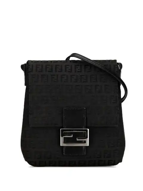 Fendi 2000-2010 Zucchino Canvas crossbody bag