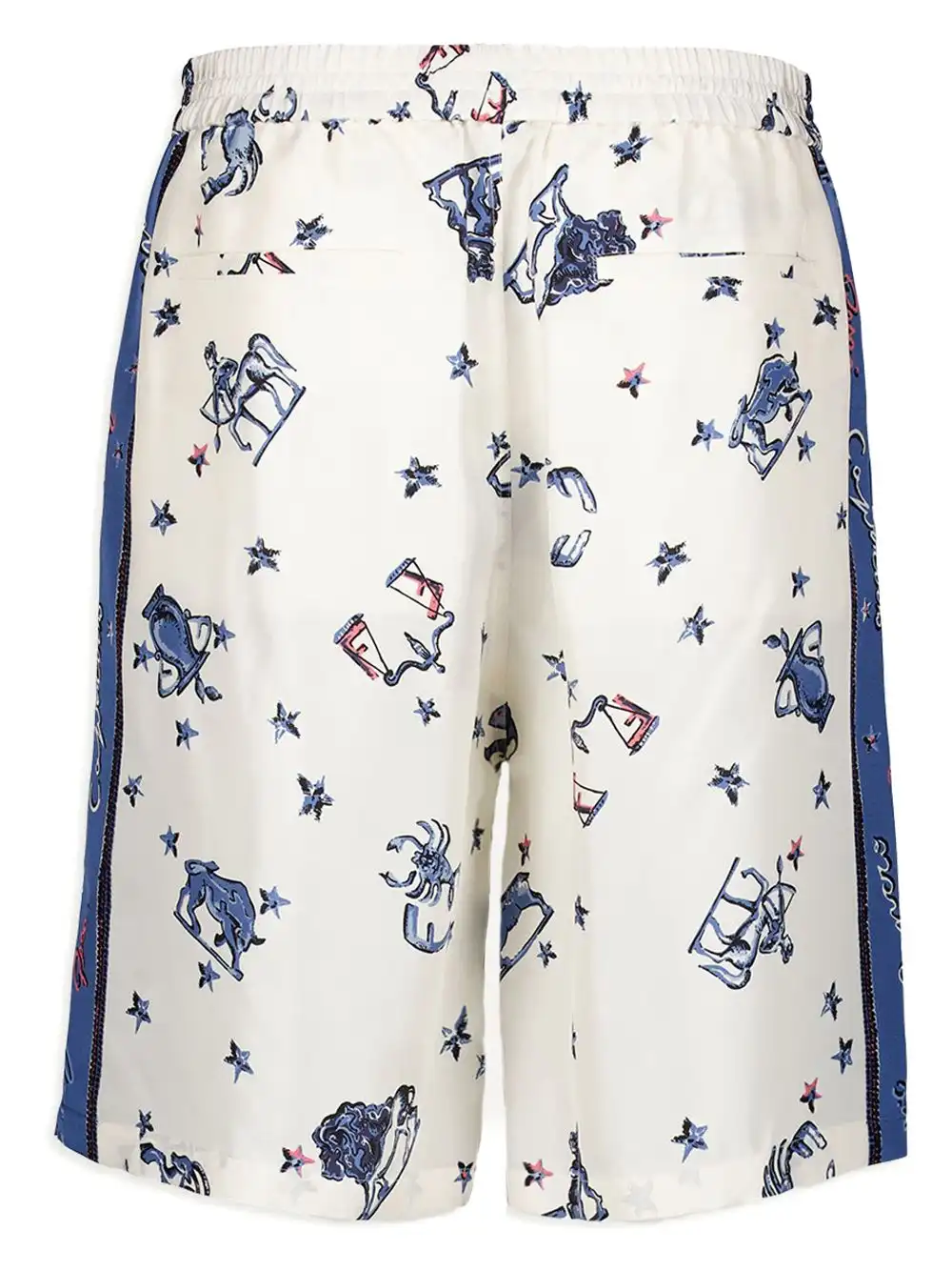 Affordable FENDI Astrology-print silk shorts