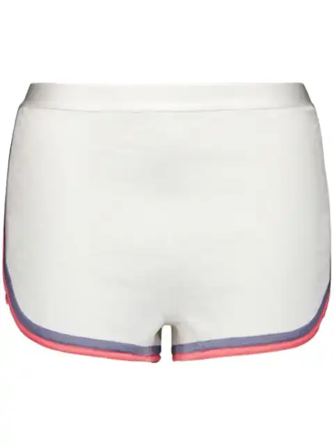 FENDI contrast-trim knit shorts