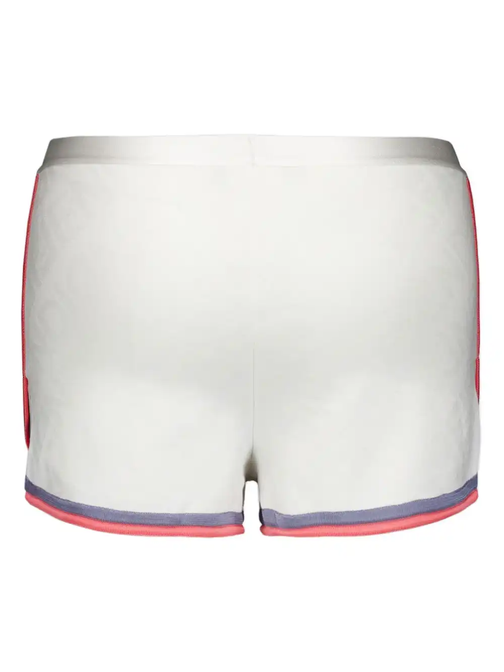 Affordable FENDI contrast-trim knit shorts