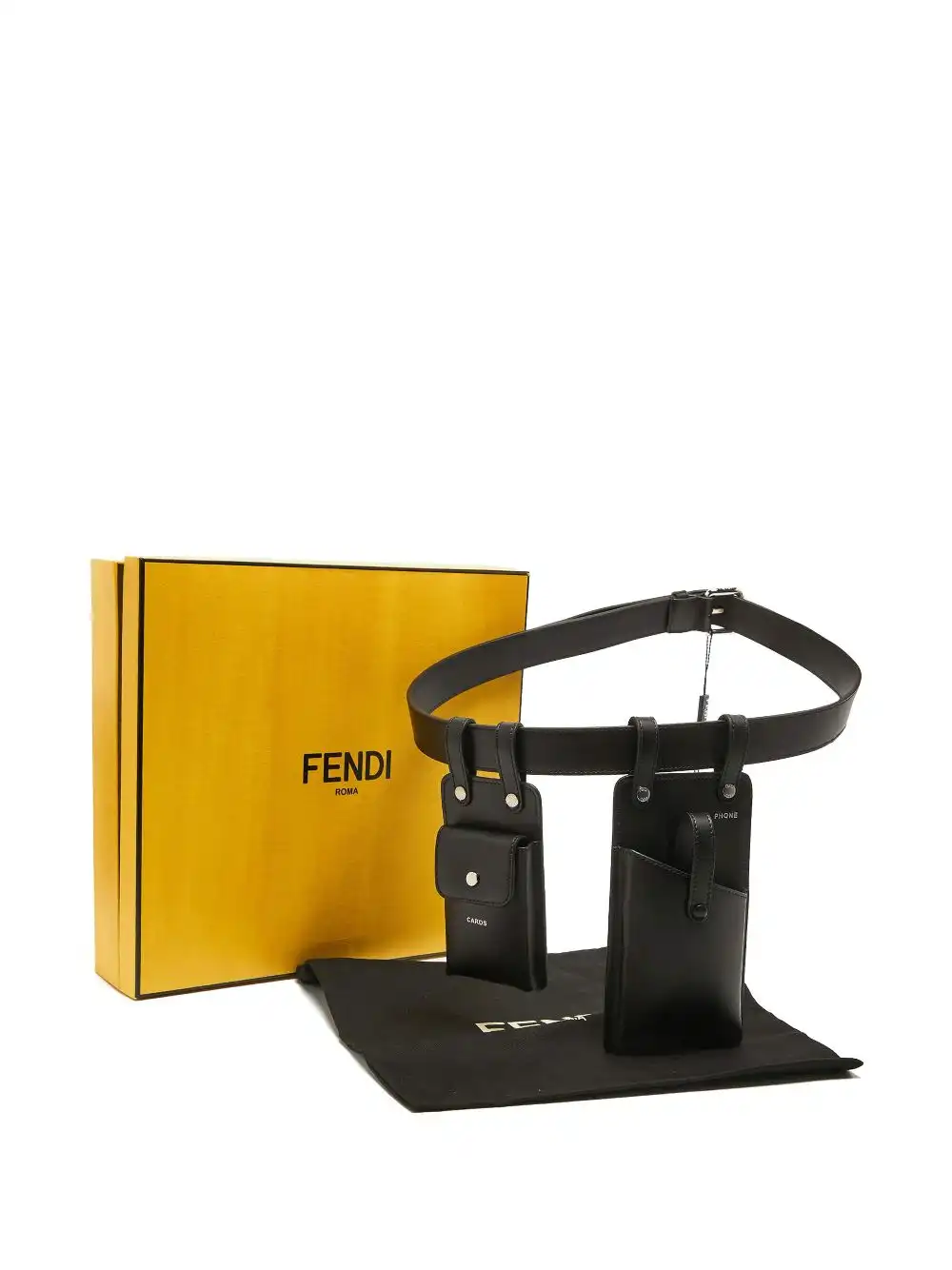 Affordable FENDI leather belt bag