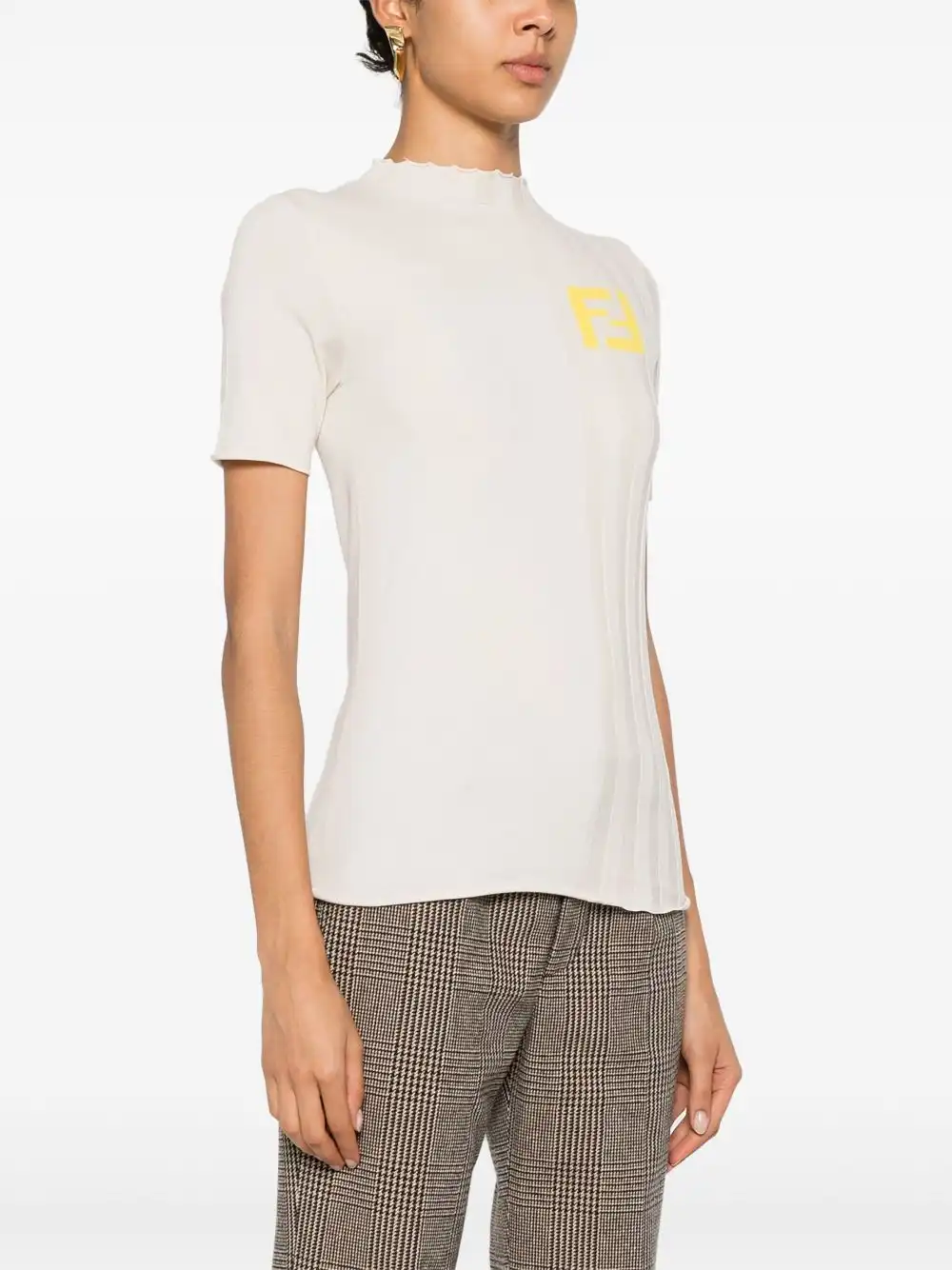 Affordable FENDI FF-motif top