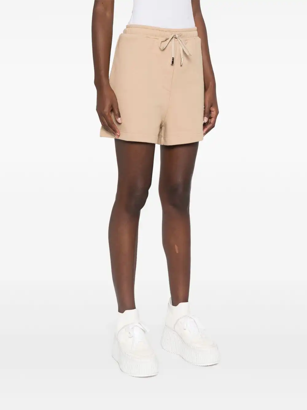 Cheap FENDI FF-embellished track shorts