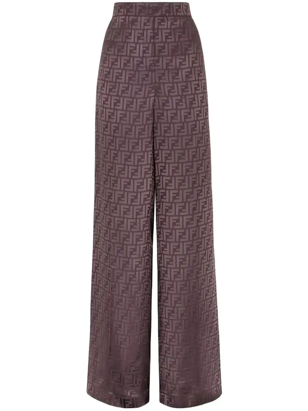 Cheap FENDI monogram jacquard silk trousers