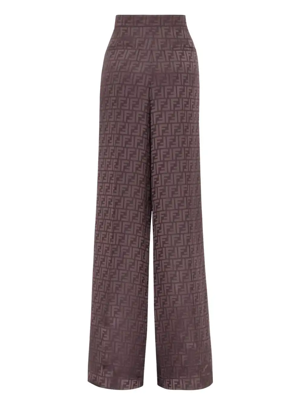 Cheap FENDI monogram jacquard silk trousers