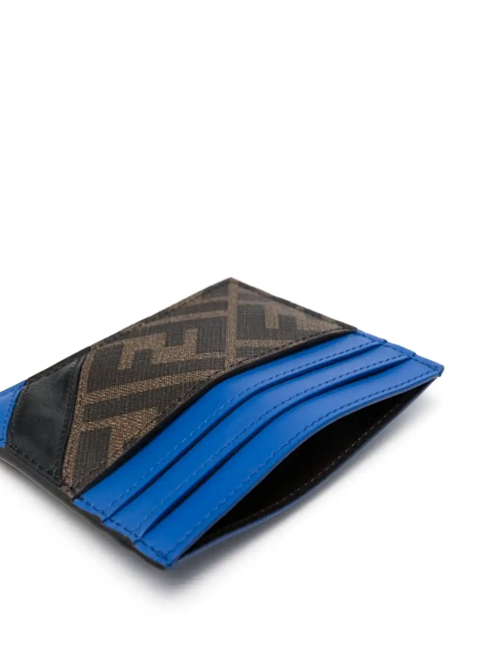 Affordable FENDI FF canvas card holder