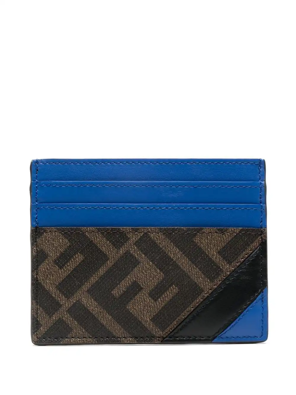 Affordable FENDI FF canvas card holder