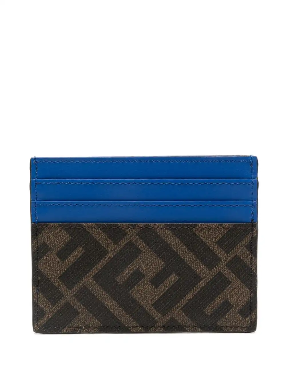 Affordable FENDI FF canvas card holder