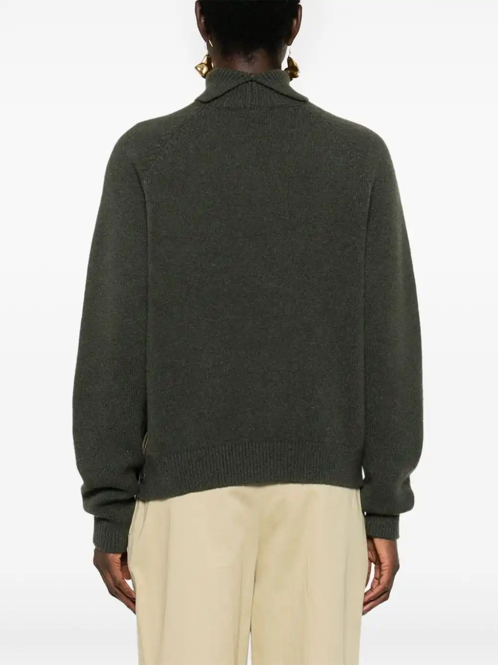 Cheap FENDI logo-embroidered sweater