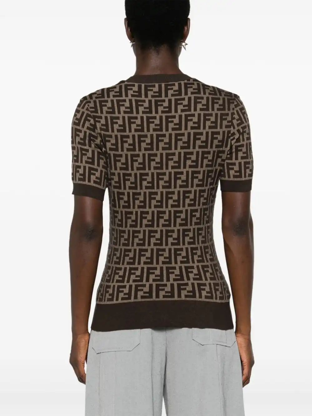 Cheap FENDI FF knitted top