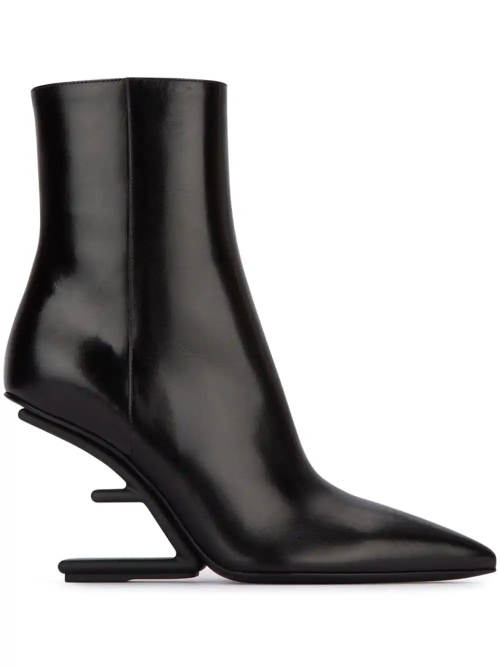 Cheap FENDI 95mm sculpted-heel boots